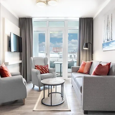 Апартаменты Geraeumige Mit Ueberdachter Terrasse *